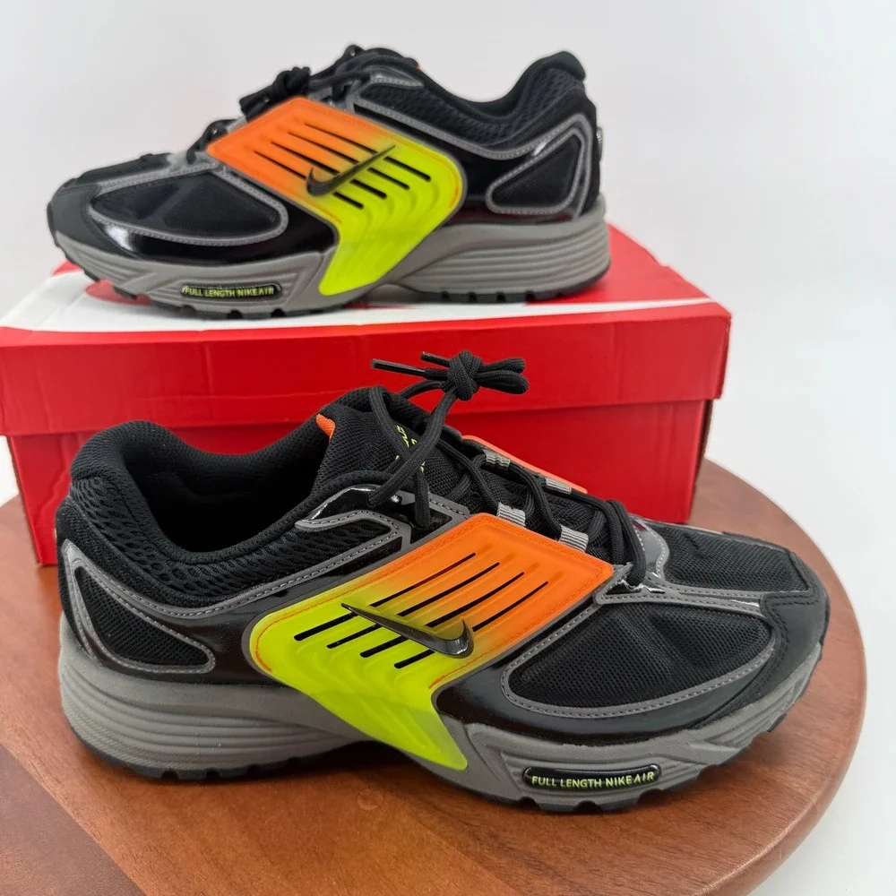 Nike Air Pegasus Wave Black Flat Pewter Mens 8.5/Womens 10 Running Shoe Sneakers
